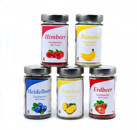 Fruit powder set of 5 for only CHF 45.00 instead of CHF 50.40